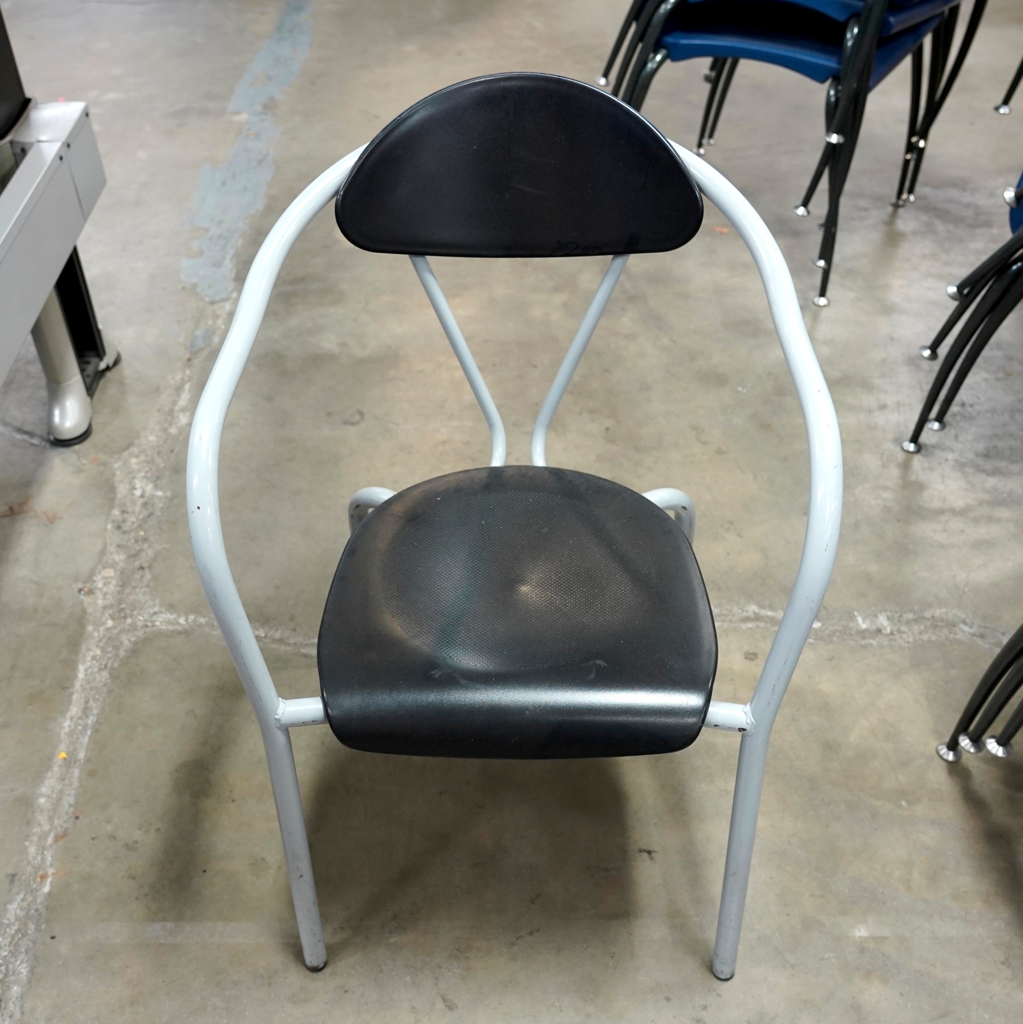 Black-and-Gray Belca Piera PL Chairs.